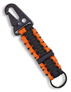 Mosquetón Mini Paracord Naranja