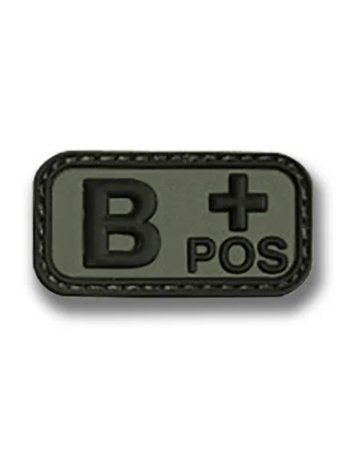 Parche Camo Grupo Sanguíneo B+