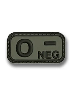 Parche Camo Grupo Sanguíneo 0-