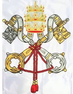 Bandera del Vaticano Bordada a Máquina 2