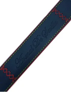 Cinturón Bandera España Azul Pespuntes 2