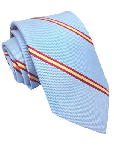 Corbata Bandera España Ancha - Celeste