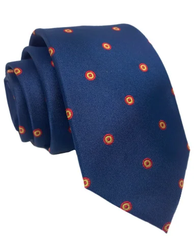 Corbata Escarapelas Bandera España Marino