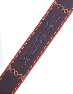 Cinturón Bandera España Chocolate Pespuntes 2