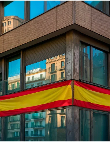 Balconera o Colgadura Bandera España