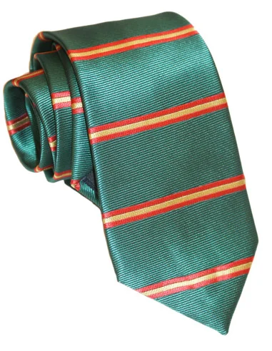 Corbata Bandera España Horizontal Verde