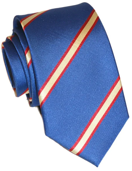 Corbata Bandera España Raya Ancha - Azulona