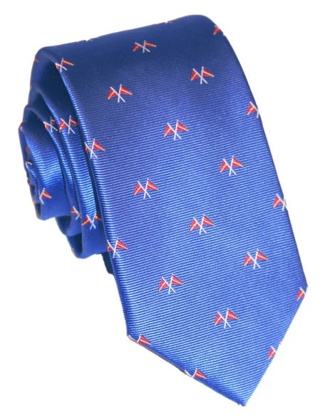 Corbata Banderas Náuticas España Azulina