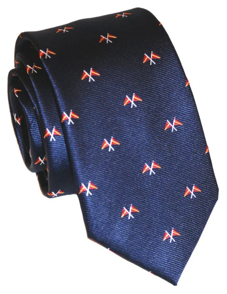 Corbata Banderas Náuticas España Marino