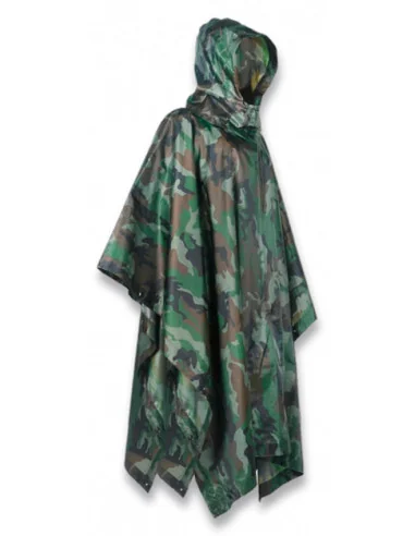 Poncho Impermeable Nylon Camuflaje