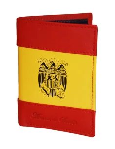 Cartera de Piel Bandera España Águila San Juan
