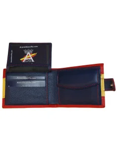 Cartera de Piel Bandera España Águila San Juan y Bolsillo 2
