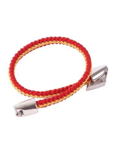 Pulsera Tela Bandera España Trenzada