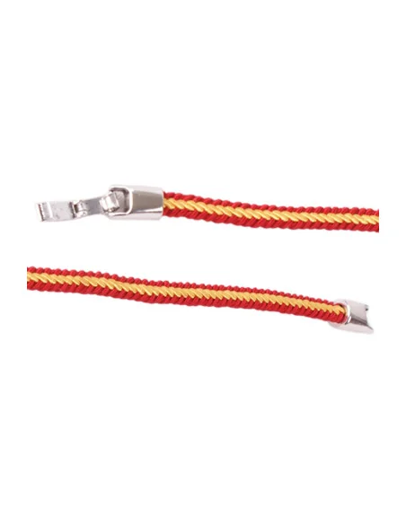 Pulsera Tela Bandera España Trenzada