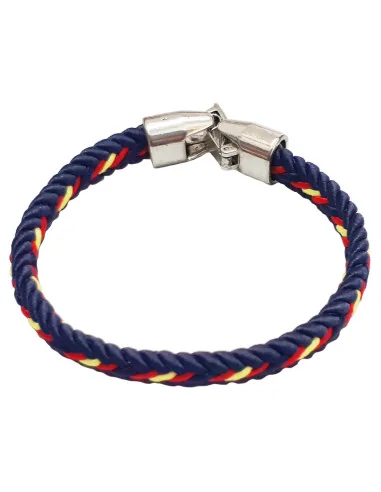 Pulsera Trenzada Marino Bandera España