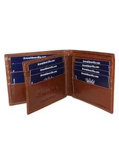 Cartera Escudo España de Piel Marrón Chocolate 2