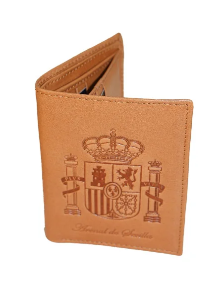 Cartera Escudo España de Piel Cuero