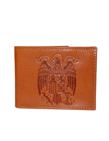 Cartera Águila San Juan de Piel Cuero Oscuro