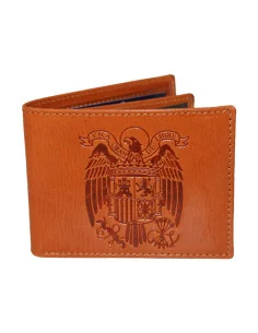 Cartera Águila San Juan de Piel Cuero Oscuro