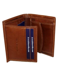 Cartera Águila San Juan de Piel Marrón Chocolate Bolsillo 2