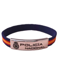 Pulsera Elástica Bandera España Policía