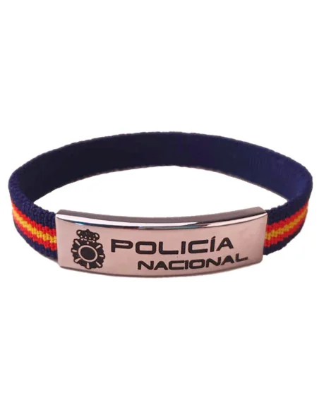 Pulsera Elástica Bandera España Policía