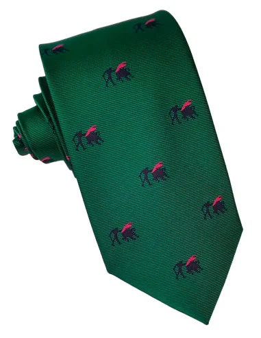 Corbata Taurina Verde