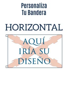 Bandera Personalizada en Raso Impreso Horizontal