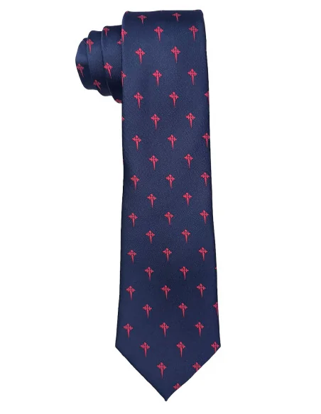 Corbata Cruz de Santiago - Marino