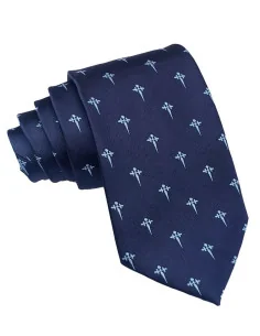Corbata Cruz de Santiago - Celeste