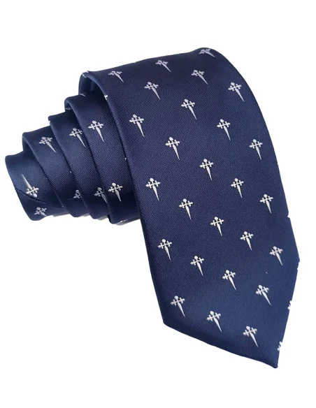 Corbata Cruz de Santiago - Blanca