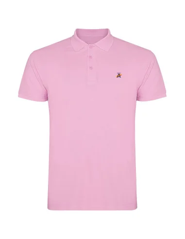 Polo Bandera España Rosa