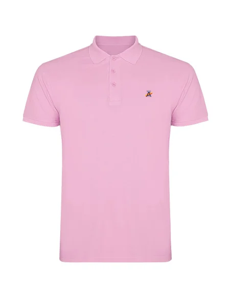 Polo Bandera España Rosa