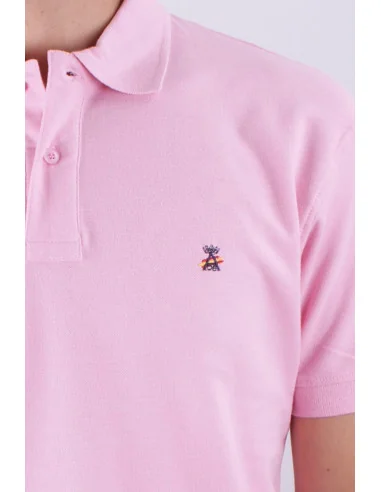 Polo Bandera España Rosa