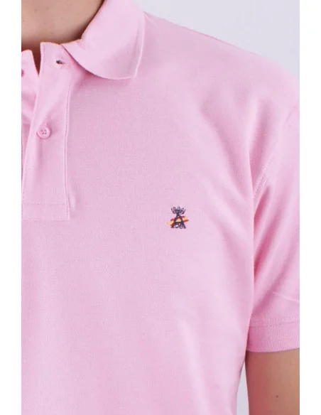 Polo Bandera España Rosa