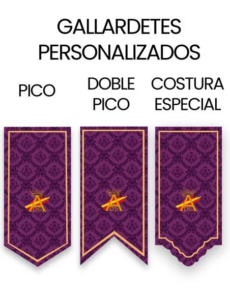 Gallardetes Personalizados para Farolas o Fachadas