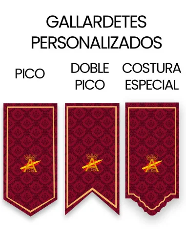 Gallardetes Personalizados para Farolas o Fachadas