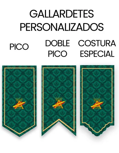Gallardetes Personalizados para Farolas o Fachadas
