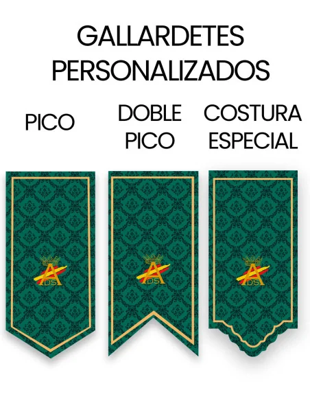 Gallardetes Personalizados para Farolas o Fachadas