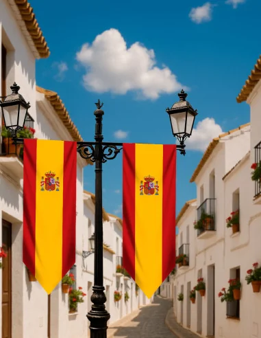 Gallardetes Bandera España