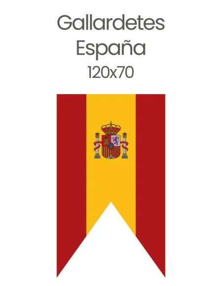 Gallardetes Bandera España