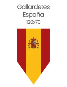 Gallardetes Bandera España 2