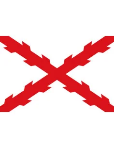 Bandera Cruz Borgoña o Cruz de San Andrés Exterior