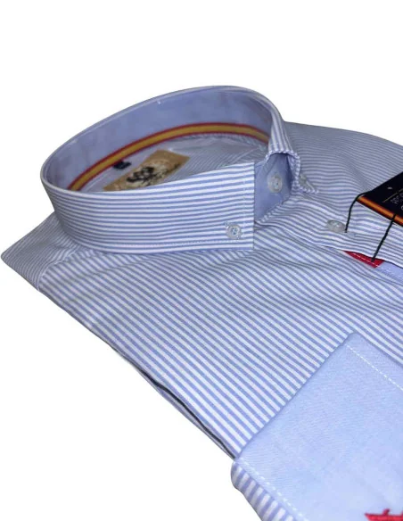 Camisa Bandera España Azul 500 Rayas