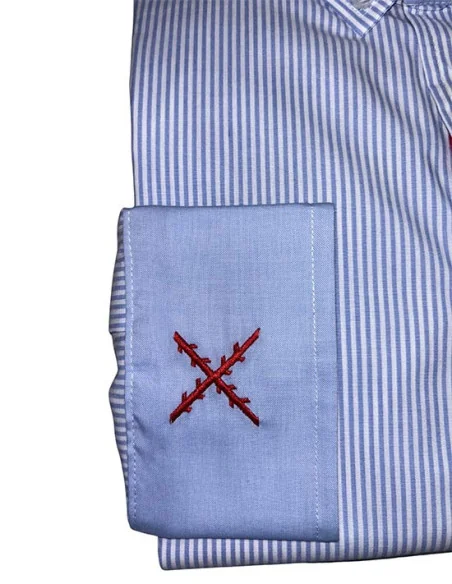 Camisa Bandera España Azul 500 Rayas