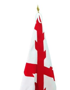 Bandera Cruz Borgoña Con Aplique De terciopelo 2