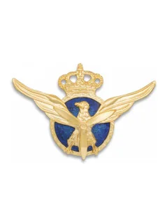 Insignia Piloto Aviación Comercial en Dorado
