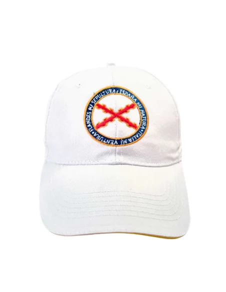 Gorra Cruz de Borgoña Blanca