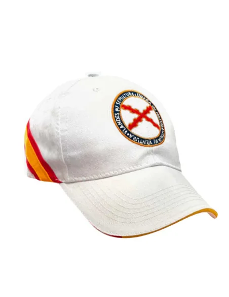 Gorra Cruz de Borgoña Blanca