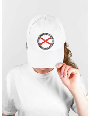 Gorra Cruz de Borgoña Blanca